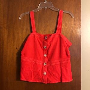 Little Red Tank Top Size Medium
